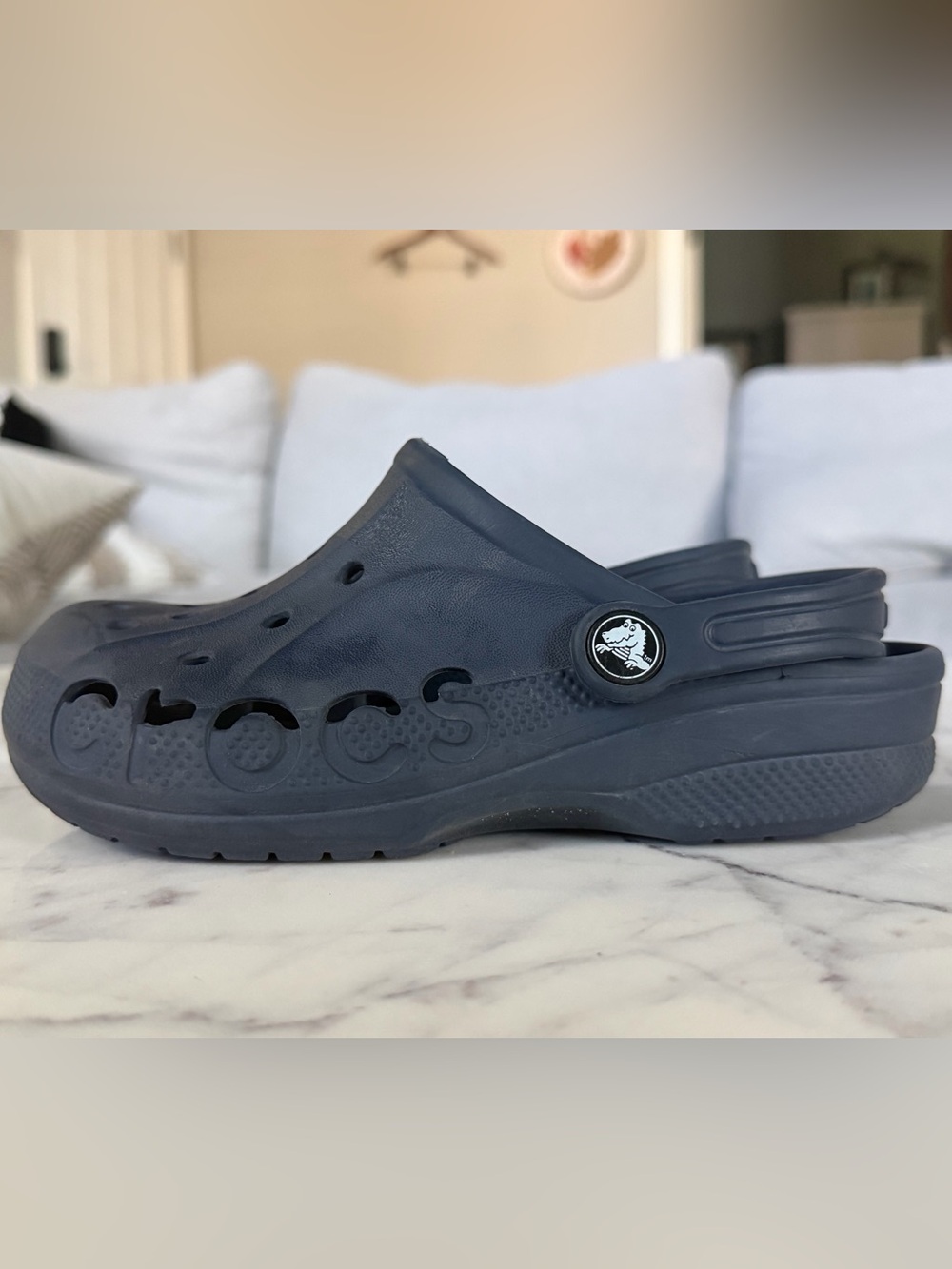 CROCS Kids Classic Clog in Dark Blue J2